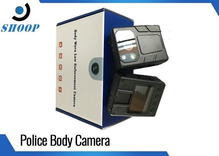 দীর্ঘ রেকর্ডিং পুলিশ শরীরের ক্যামেরা 2 ইঞ্চি LCD স্ক্রিন বিগ ক্যাপাসিটি ব্যাটারি সঙ্গে