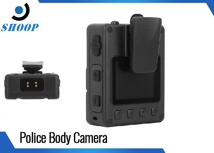 LCD ছাড়া বা 2 ইঞ্চি LCD ডিসপ্লে সহ হাই HD 1080P পুলিশ পরিধানযোগ্য বডি ক্যামেরা
